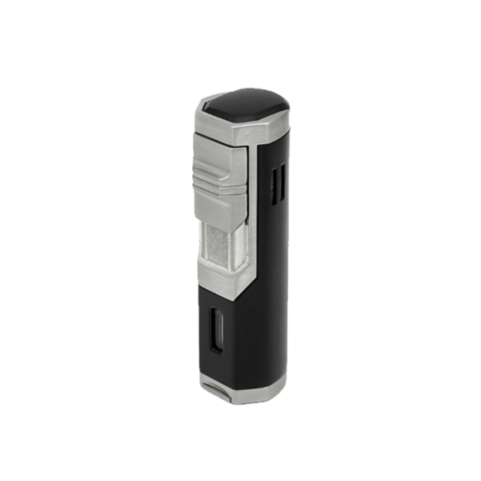 Ronson Αναπτήρας Chinook Black 3 Jet Flame Με Punch 112002